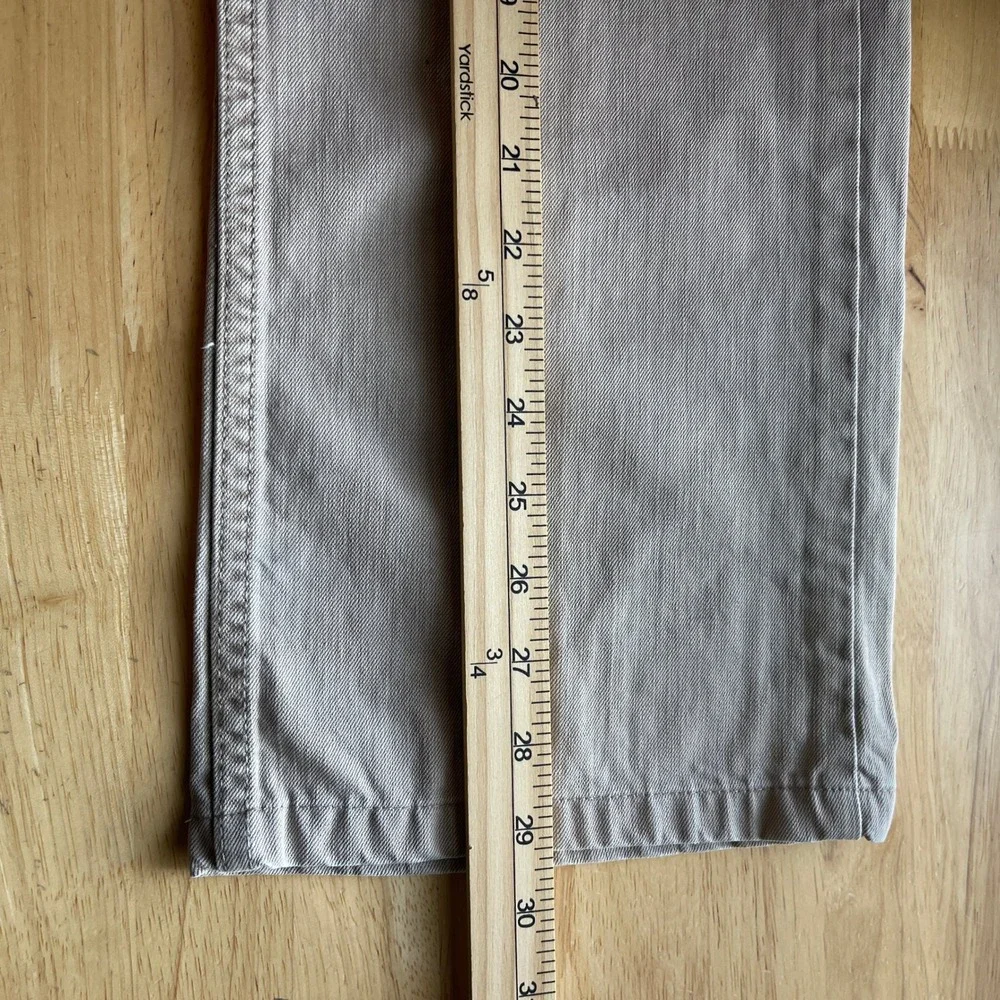 Levi's‎ 514 Straight Fit 34x30 100% Cotton Tan Denim Jeans Zip Fly